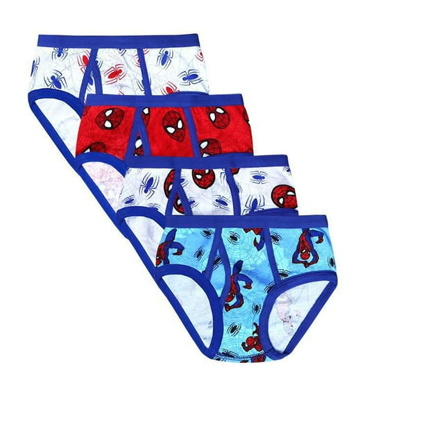 Spider-Man Brief Underwear Four-Pack for Boys