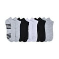 thumbnail image 1 of Athletic Works Women’s Stripe Low Cut Socks, 1 of 3