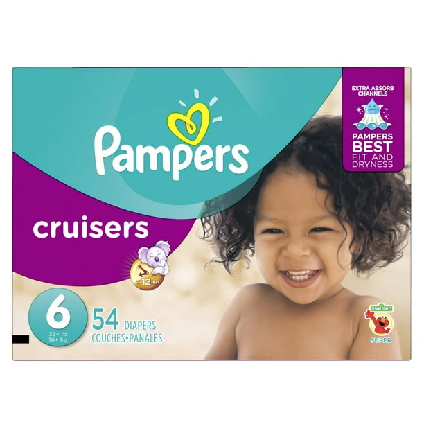Pampers Couches Cruisers format Super