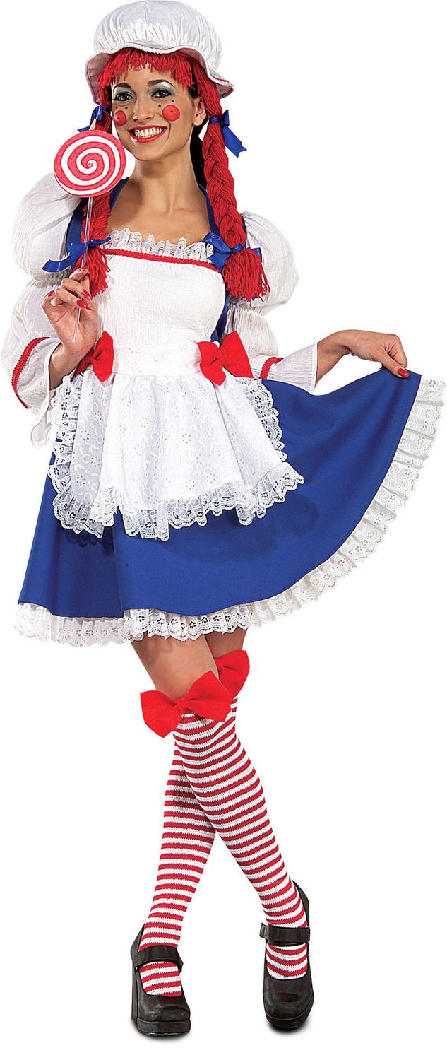 Arc-en-Poupée De Chiffon Costume Déguisement Pour Filles Par Dress Up America