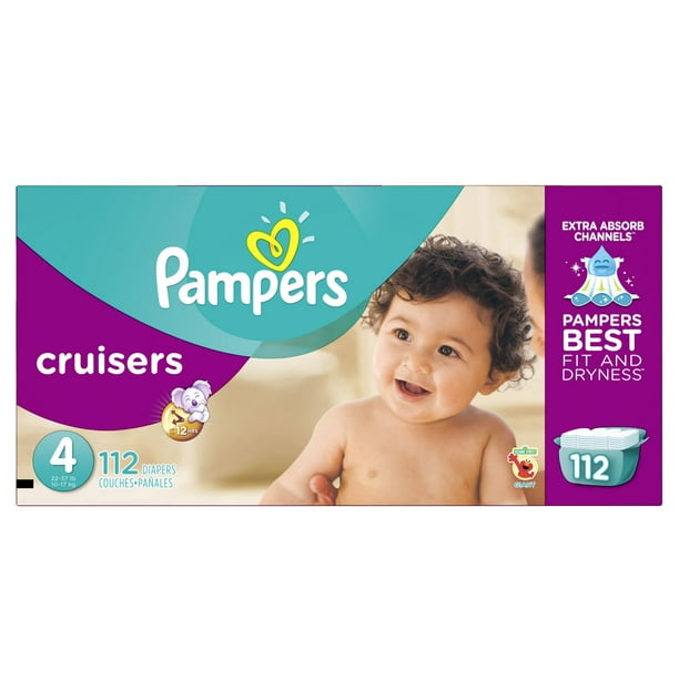 Pampers Couches Cruisers format géant