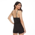 thumbnail image 3 of No Boundaries Women's Shirred Romper, 3 of 6