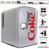 Coca-Cola Diet Coke Portable 6 Can Thermoelectric Mini Fridge Cooler ...