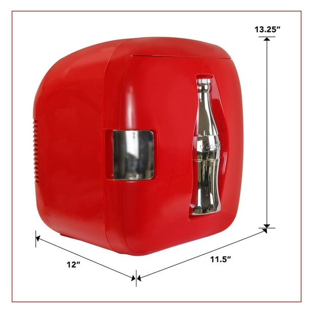 Coca-Cola Cube Cooler Red