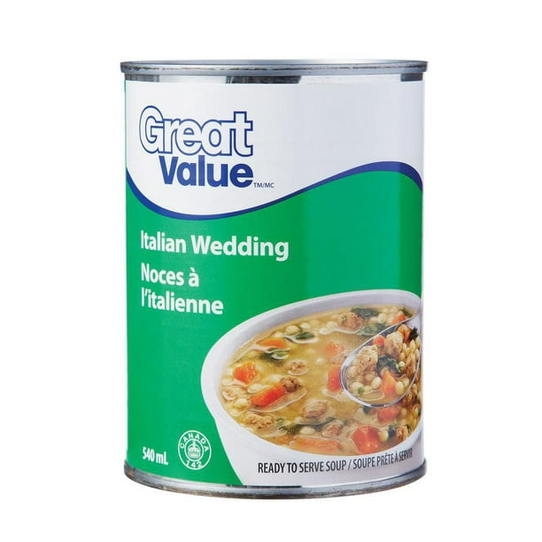 Soupe noces à l'italienne de Great Value 540 ml