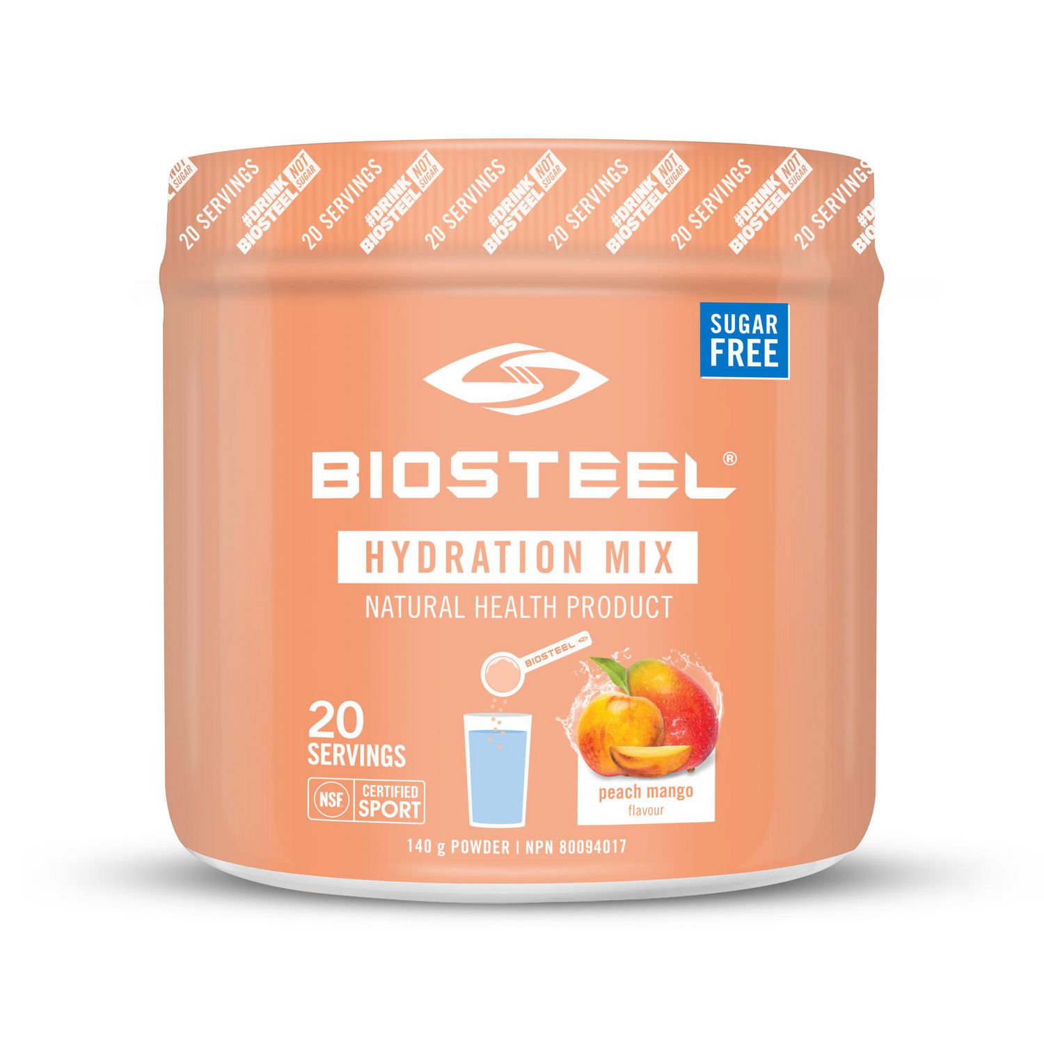 BioSteel Hydration Mix Peach Mango - 20 Servings