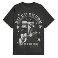 thumbnail image 1 of Men's Rilley Green Hell Of A Way To Go Black Short Sleeve T-Shirt, 1 of 2