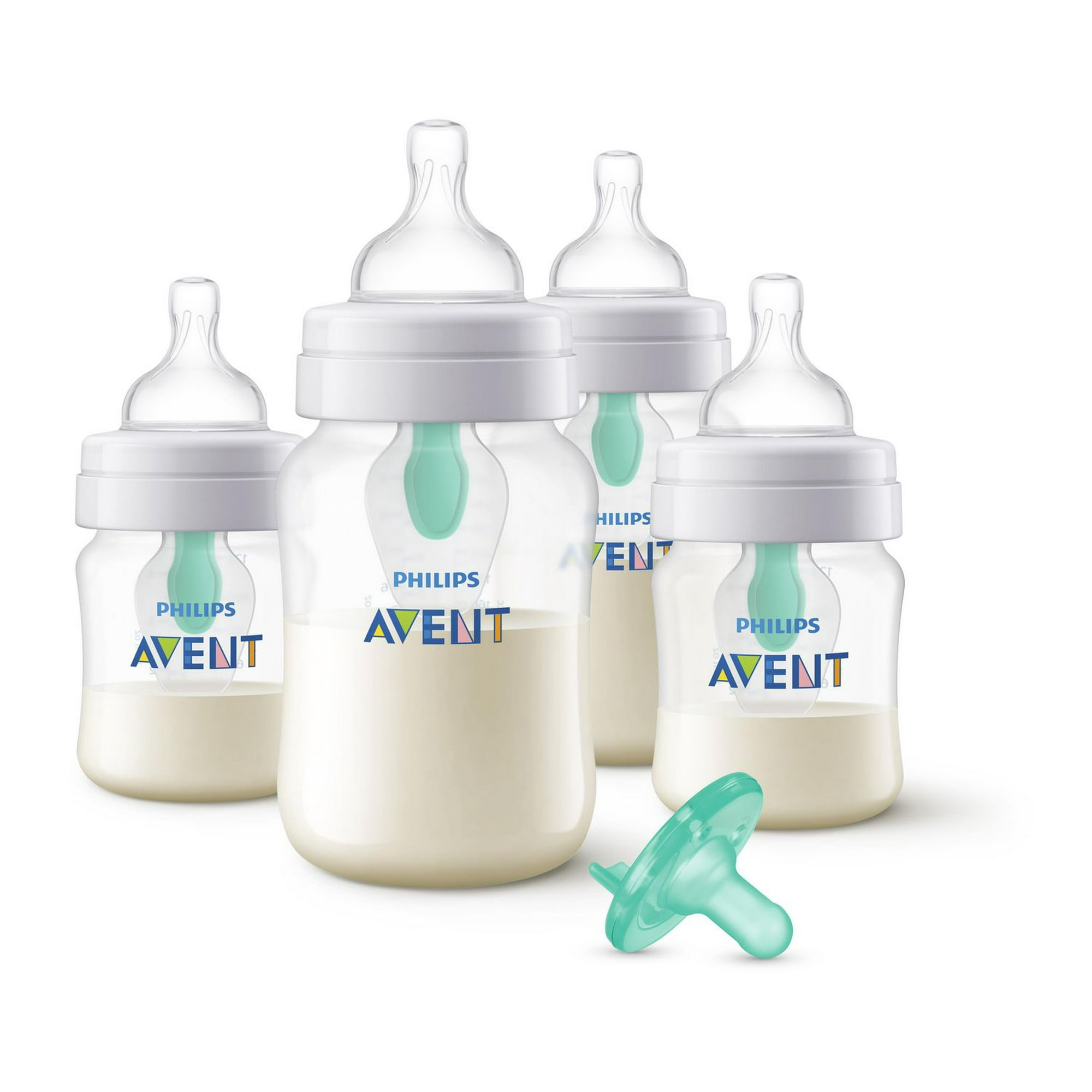 Philips Avent Anti-colic Baby Bottle With AirFree Vent Newborn Gift Set  Exclusively at Walmart, SCD306/00, Avent Newborn Gift Set 