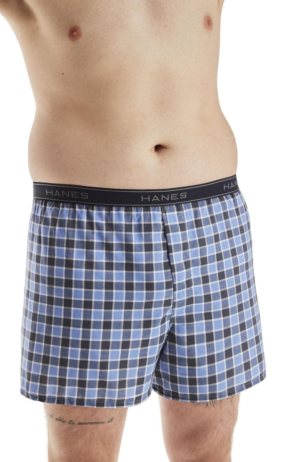 Boxer Tissé en Coton FreshIQ pour Homme Hanes Paquet de 4 - Assorti