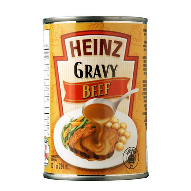 Sauce au bœuf de Heinz en format de Les sauces Heinz constituent un moyen délicieux et pratique d’ajouter de la saveur à vos repas. Il vous suffit de les faire chauffer et de les servir, car elles sont prêtes à l’emploi 284 mL