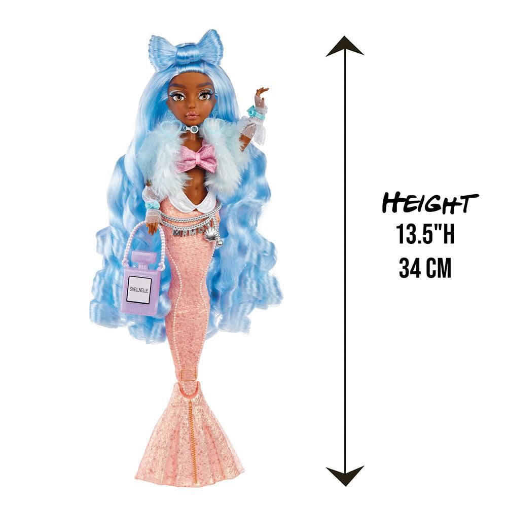 Mermaze Mermaidz Color Change Shellnelle Mermaid Fashion Doll with Accessories