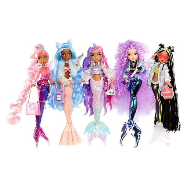 Poupée Barbie Sirène Rainbow Magic ​Barbie Dreamtopia avec cheveux  arc-en-ciel et caractéristique de changement de couleur activé par l'eau