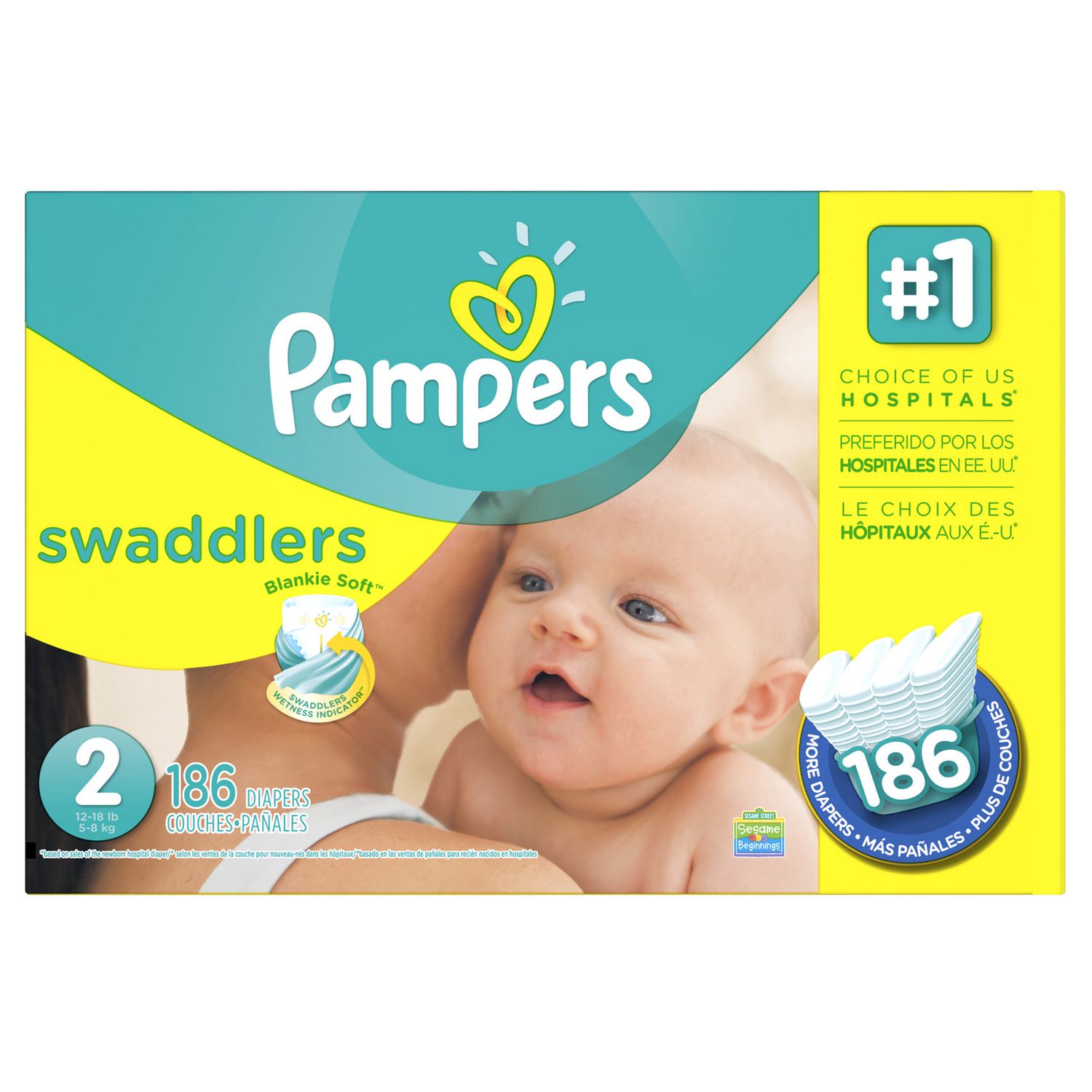 Pampers Swaddlers Diapers Economy Pack 