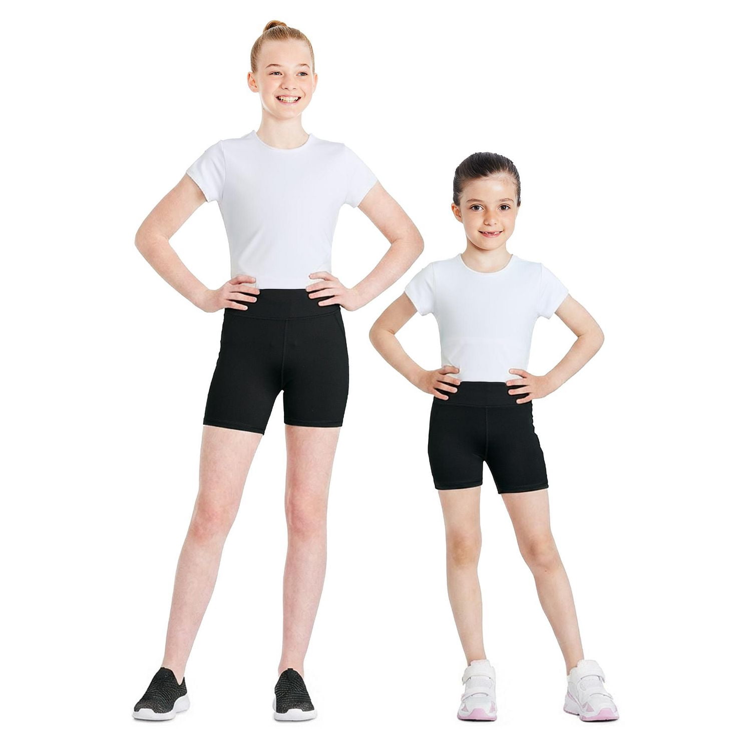 Short de compression Athletic Works pour filles