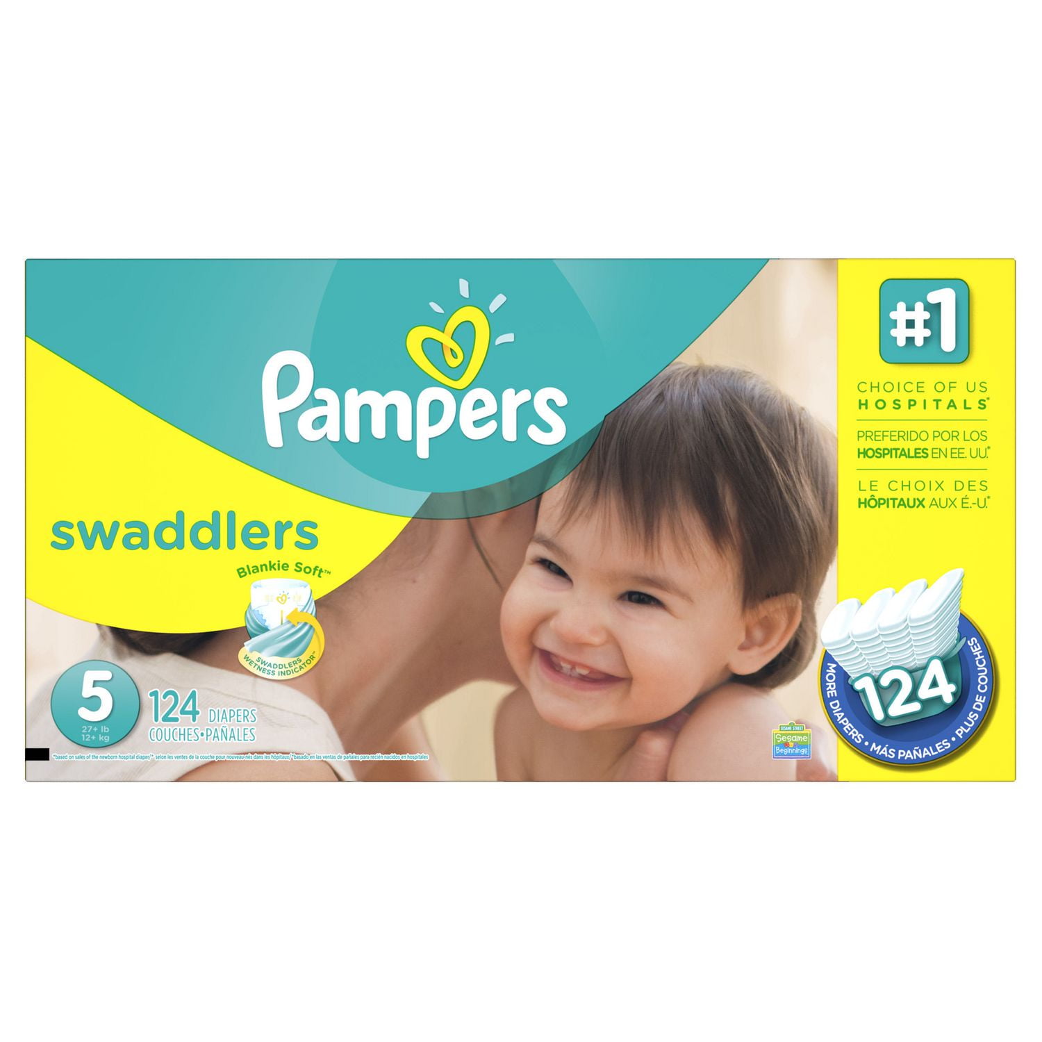 pampers swaddlers newborn 162 ct