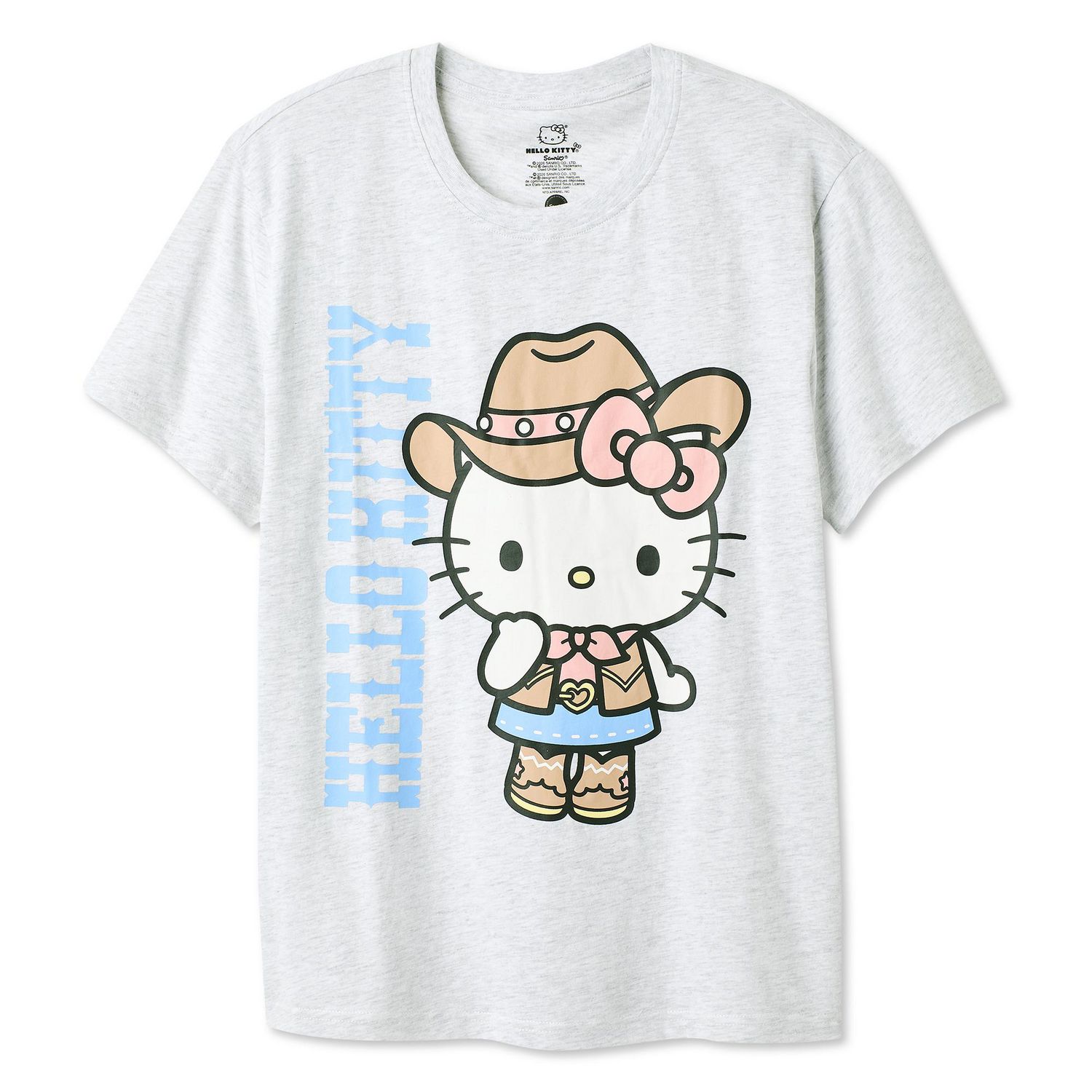 T-shirt à imprimé graphique Hello Kitty pour femmes