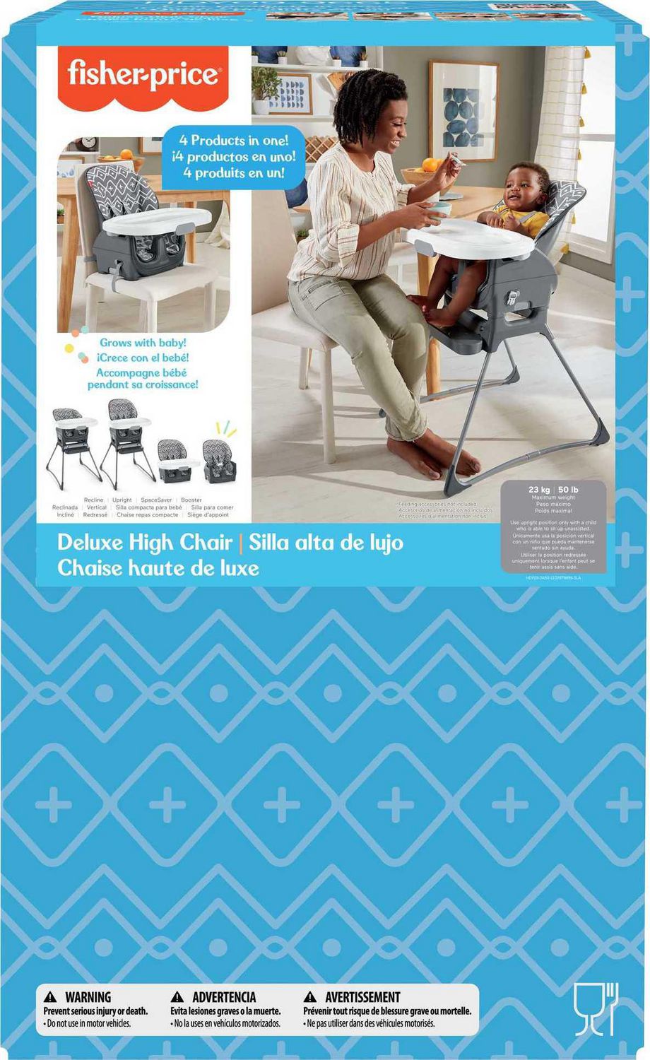 Deluxe hot sale high chair