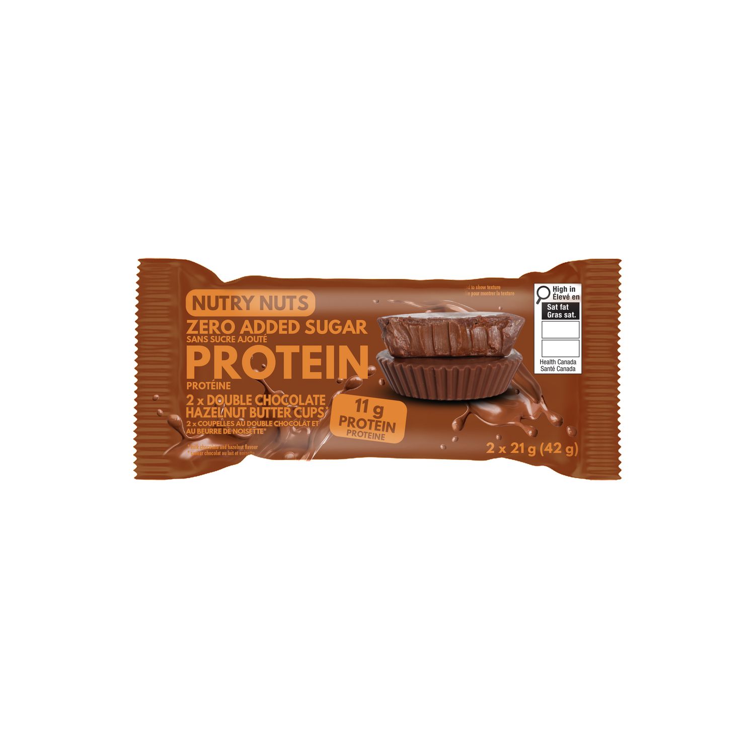 Nutry Nuts Peanut Butter Cups - Double Chocolate Hazelnut