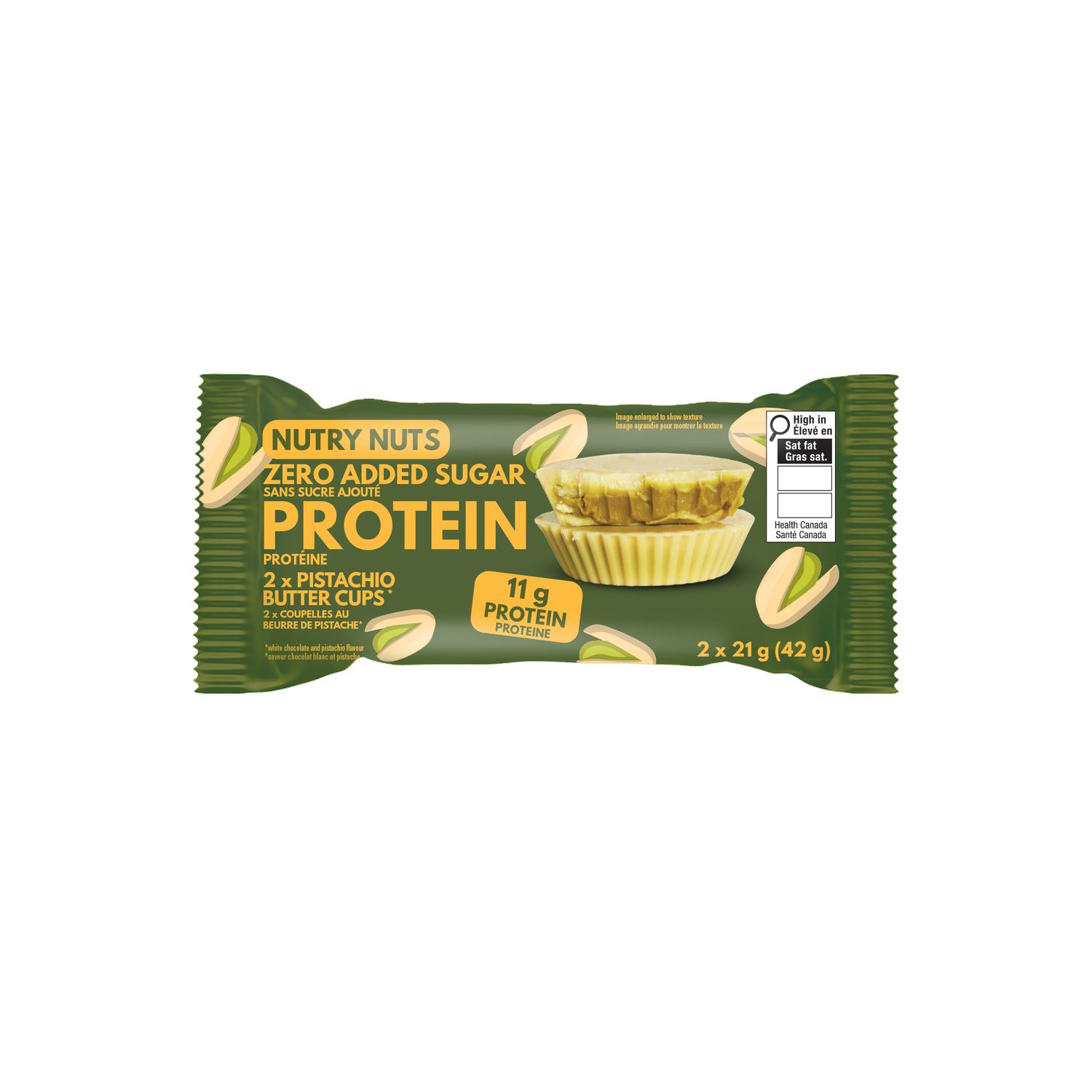 Nutry Nuts Peanut Butter Cups - White Chocolate Pistachio