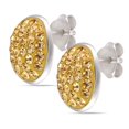 thumbnail image 1 of Quintessential Lt. Colorado Crystal Oval Stud, 1 of 3
