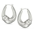 thumbnail image 1 of Quintessential Anneaux ovales en argent sterling, 1 of 1