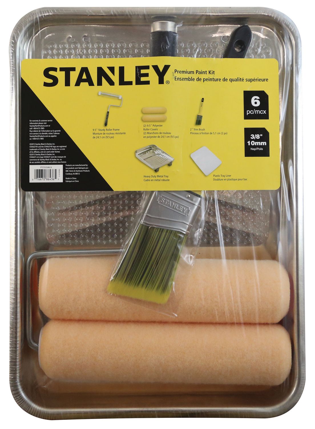 Stanley 6piece 3/8" Premium Paint Tray Kit Walmart Canada