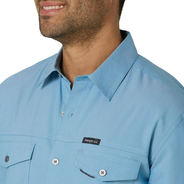 Calvin Klein Men's Long Sleeve Button Down Solid Shirt Light Blue – HiPOP  Fashion