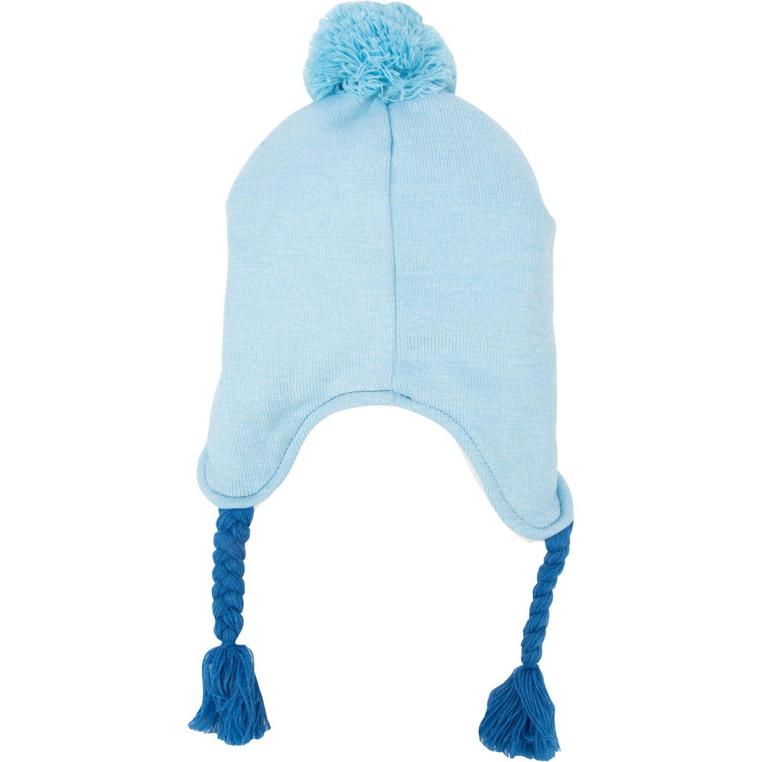 Ensemble bonnet péruvien et gants intarsia La reine des neiges II  «Elsa» pour fillette