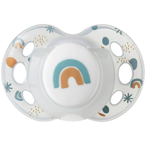 Tommee Tippee Night Time Glow in the Dark Pacifier, Symmetrical Design, Includes Sterilizer Box, BPA-Free Silicone, 18-36 months, Pack of 1 Pacifiers, Night Time Glow in Dark Pacifier