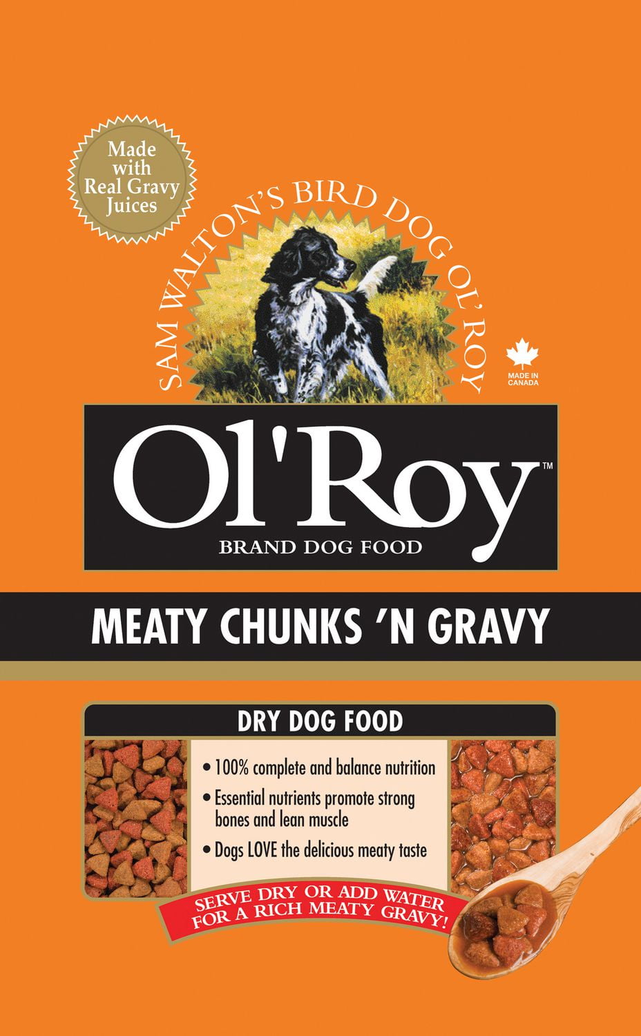 Ol' Roy Meaty Chunks 'n Gravy Dry Dog Food Walmart Canada