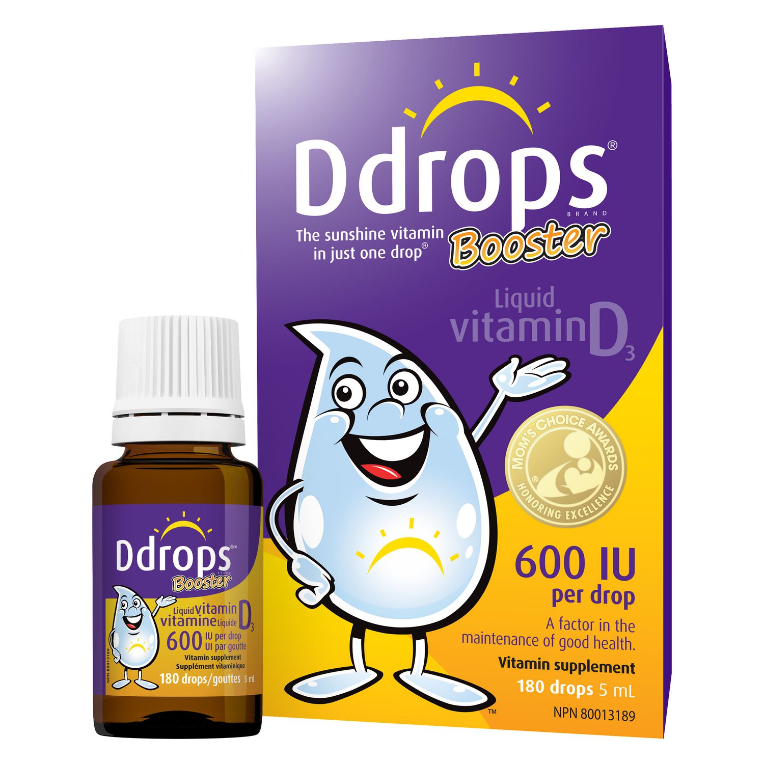 Ddrops, 液体维生素D3, 1000 IU, 0.17液盎司(5 毫升) - iHerb.com