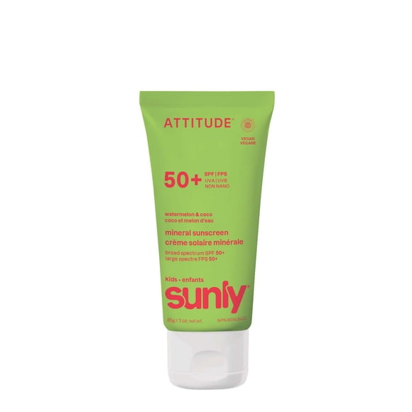 Crème Solaire Minérale pour Enfant - Coco et Melon d'eau