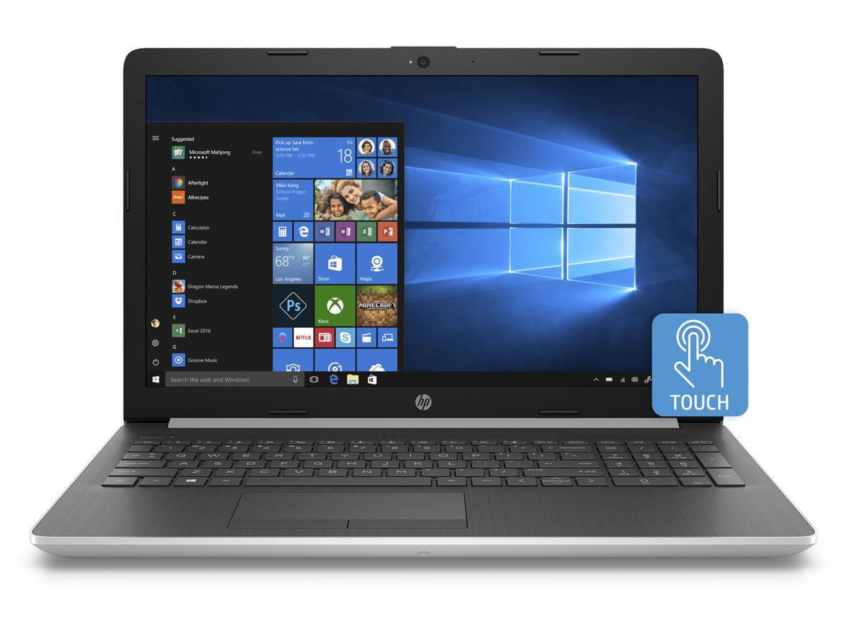 HP 15db0020ca 15.6 Inch Touchscreen Laptop, Silver, AMD A69225, AMD