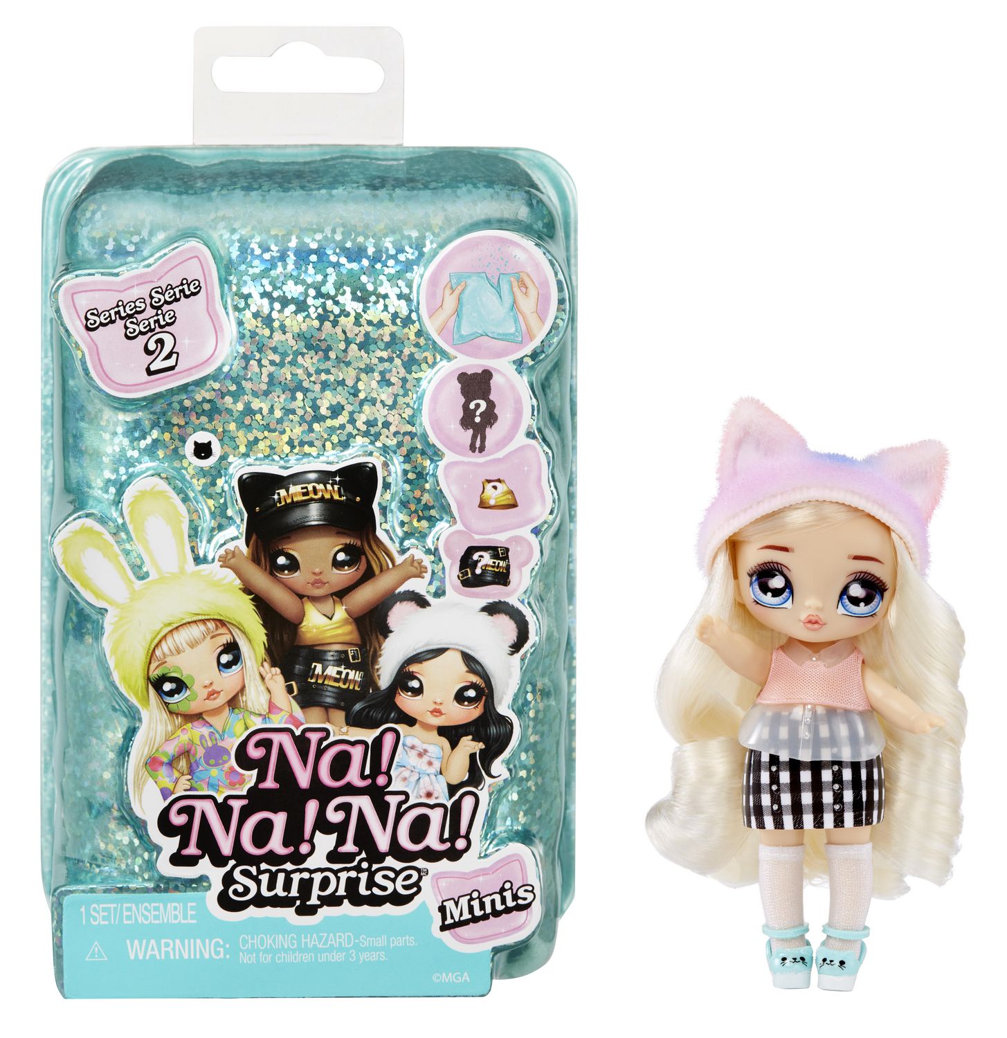 Na Na Na Surprise Minis Series 2 - 4 Fashion Doll, COLLECT THEM ALL 
