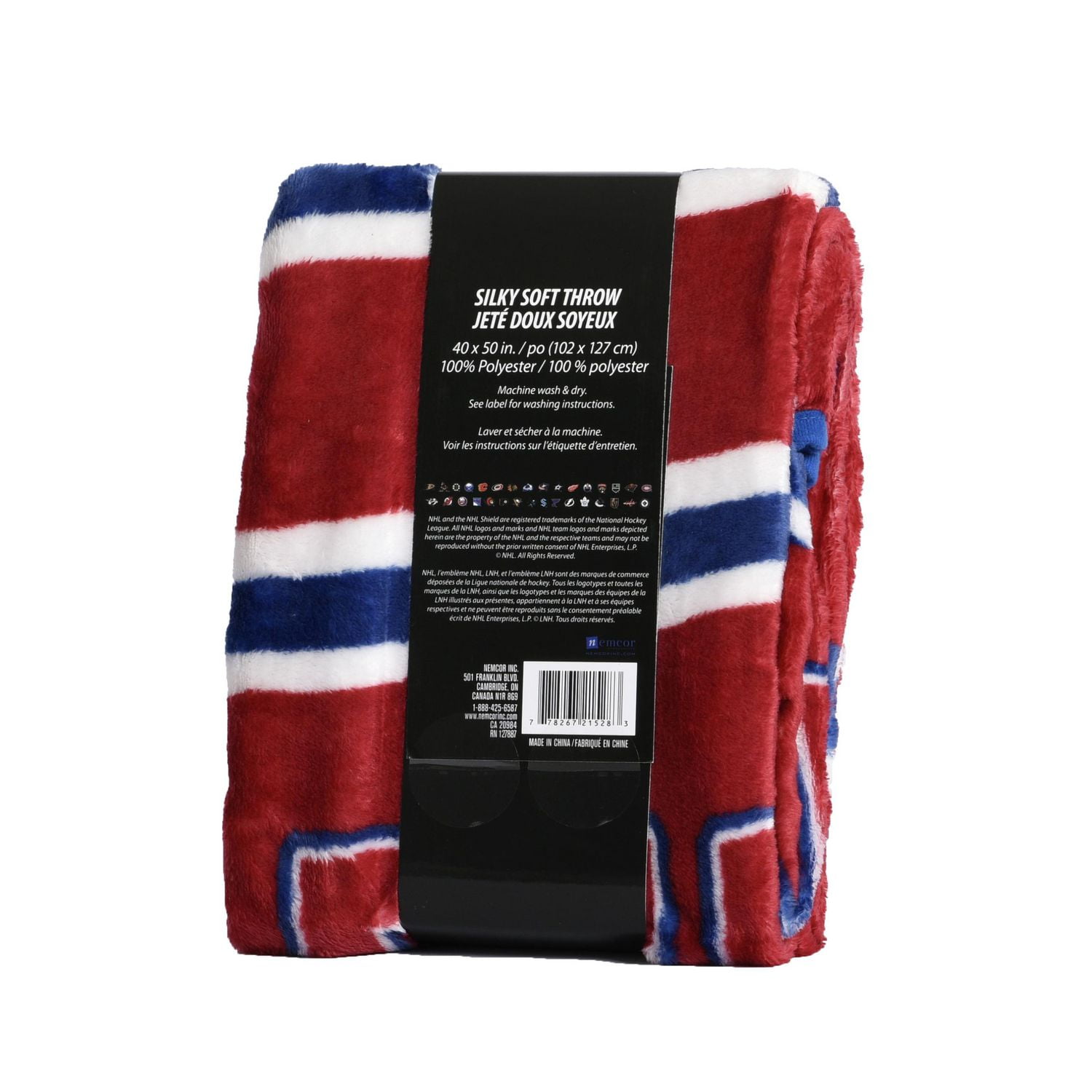 Hand shops made Montreal Canadiens Throw LL-304