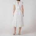thumbnail image 2 of Devoted, Wrap Front Tiered Midi Dress, Sizes XS-XL, 2 of 4