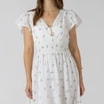 thumbnail image 3 of Devoted, Wrap Front Tiered Midi Dress, Sizes XS-XL, 3 of 4