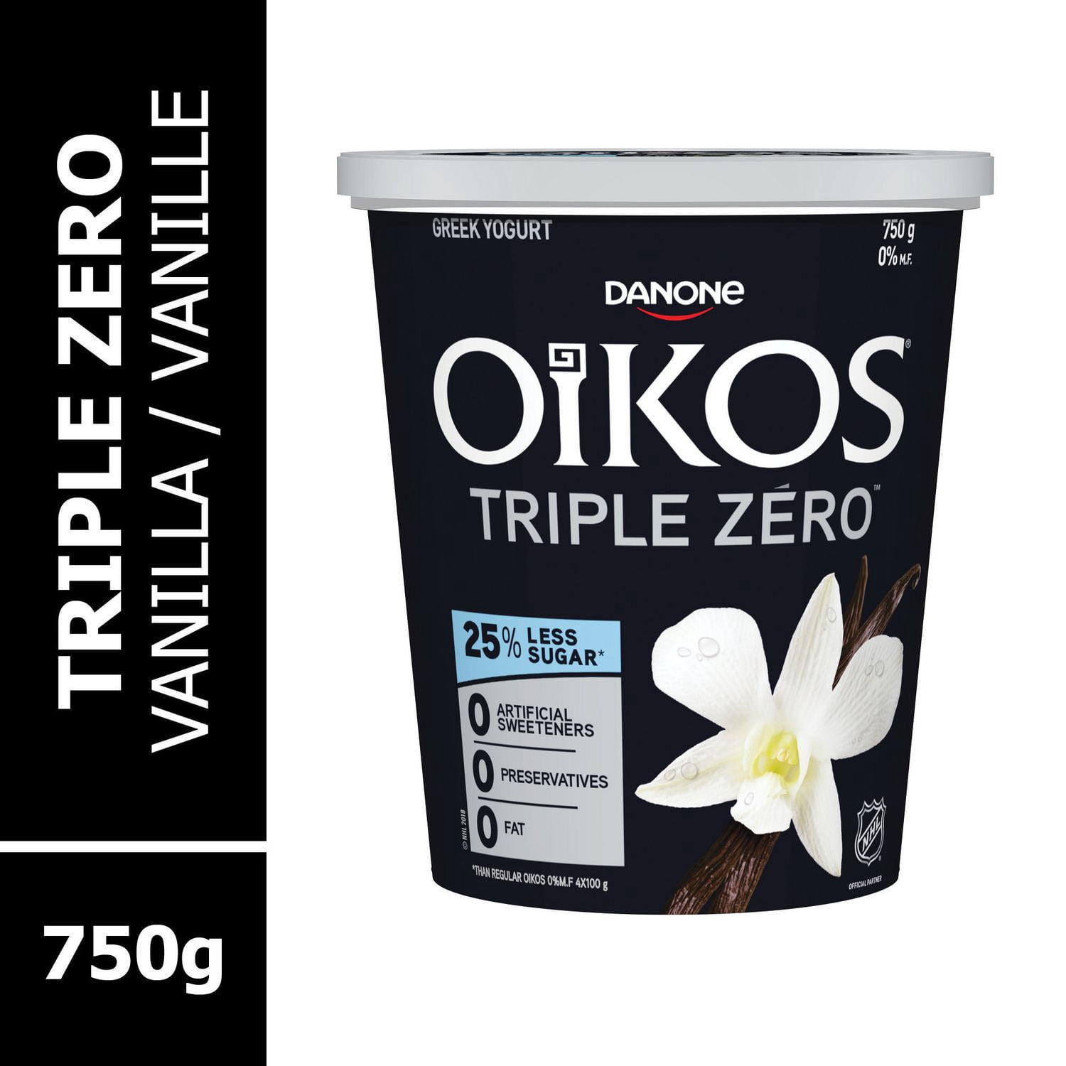 DANONE OIKOS Triple Zero Vanilla 0 M.F. Greek Yogurt Walmart Canada