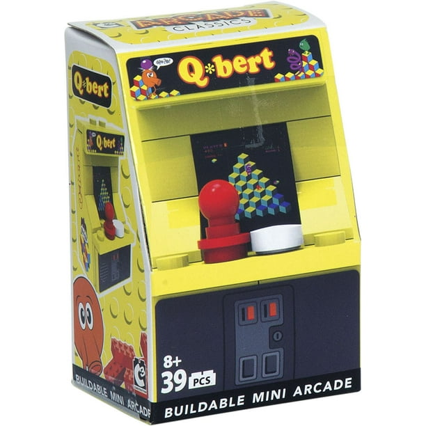 Mini Arcade à construire QBert de de la collection Arcade Classiques de Basic Fun