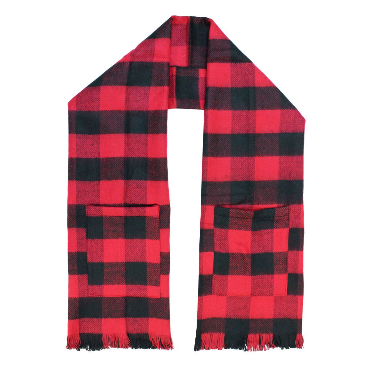 Canadiana Women's Plaid Scarf with Pockets | Walmart Canada