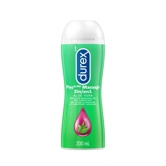 Durex® 2-in-1 Massage and Personal Lubricant Gel with Aloe, 200 mL