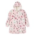 thumbnail image 2 of No Boundaries Women's Long Sleeve Plush Snuggie, 2 of 2