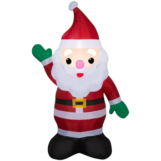 Airblown Santa Wknit Fabric Sm Walmartca 