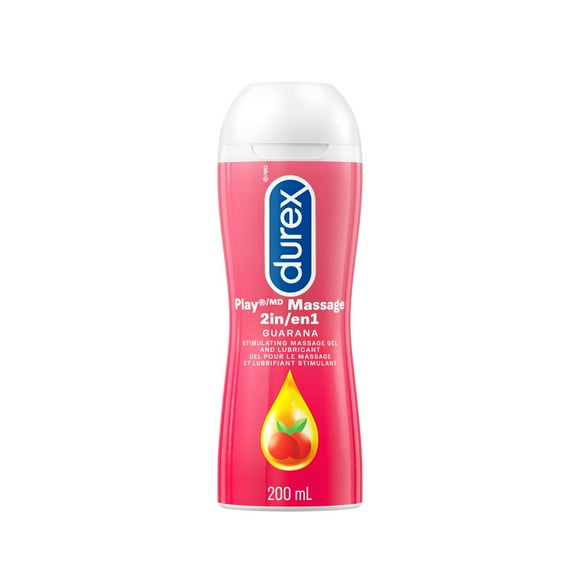 Durex® 2-in-1 Massage and Personal Lubricant Gel with Guarana, 200 mL