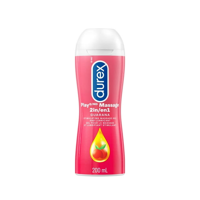 Durex® 2-in-1 Massage and Personal Lubricant Gel with Guarana, 200 mL