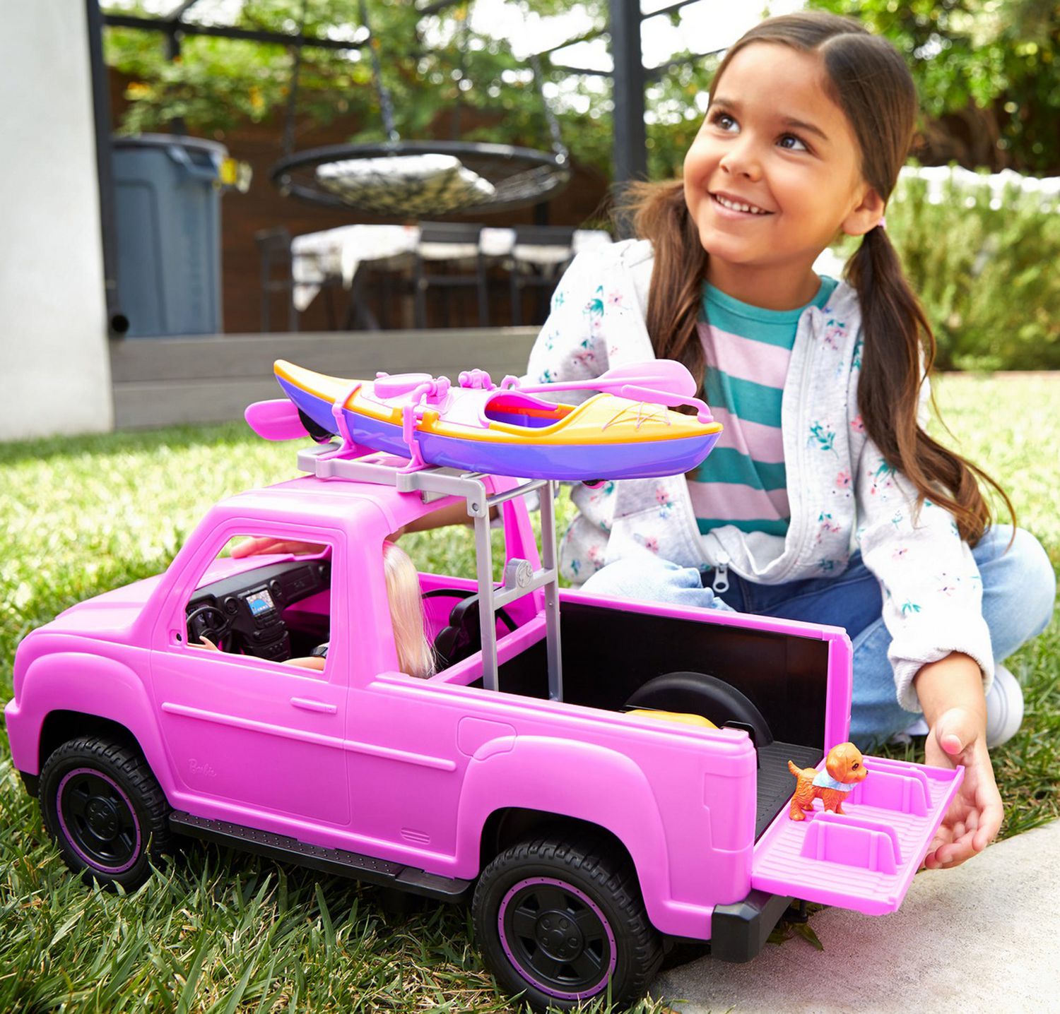 barbie pink truck