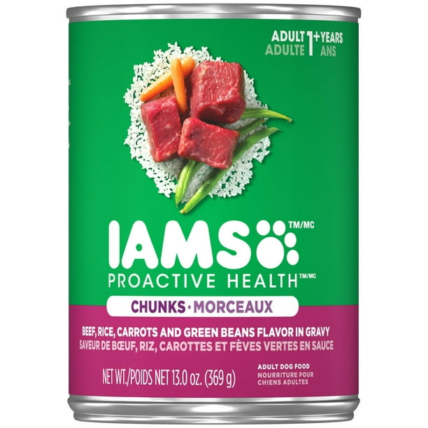 Iams Proactive Health Morceaux avec bœuf et légumes en sauce