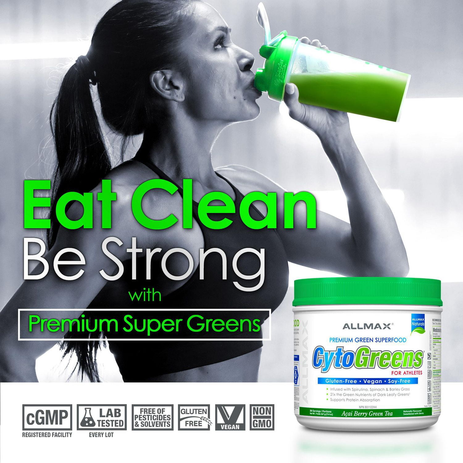 ALLMAX CYTOGREENS Acai Berry Greens Super Supplement Powder