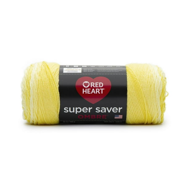 Red Heart® Fil Super Saver® Ombre™, Acrylique #4 Moyen, 10oz/283g, 482 Yards Magnifique fil ombré
