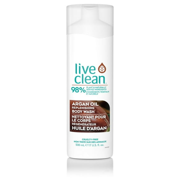 Nettoyant régénérateur pour le corps huile d'argan de Live Clean